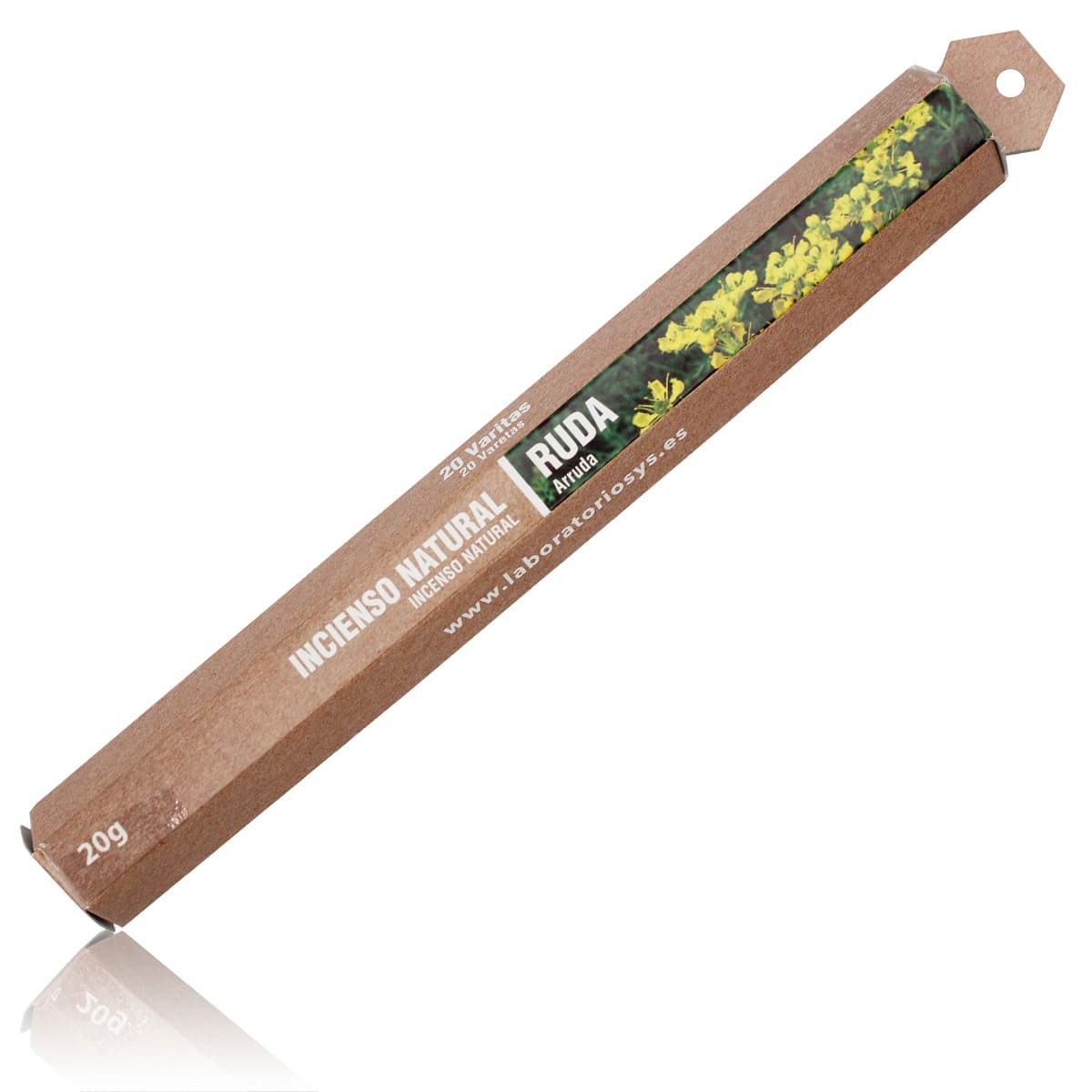 Incienso Natural 20 Sticks Ruda SYS Aromas | Fragancia Herbal Intensa | Ambiente Relajante | Aroma Duradero_0