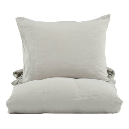 Venture Home Juego De Ropa De Cama Mila Algodón Gris Claro 200x150 Cm / Vetonek_0