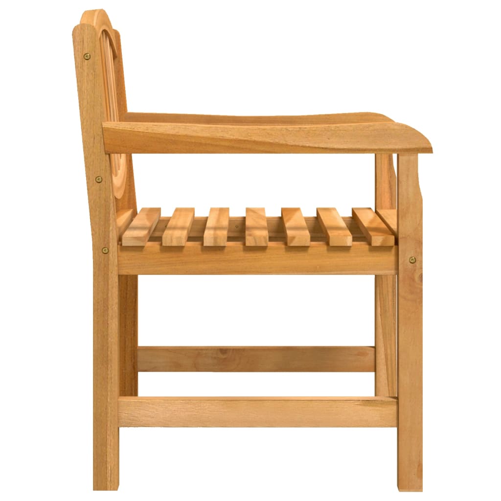 Juego De Comedor Para Jardín 5 Piezas Madera Maciza De Teca / Vetonek_1