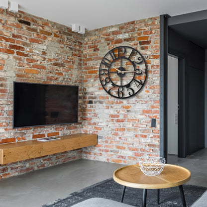 Reloj De Pared Metal Estilo Sencillo 50x50_3