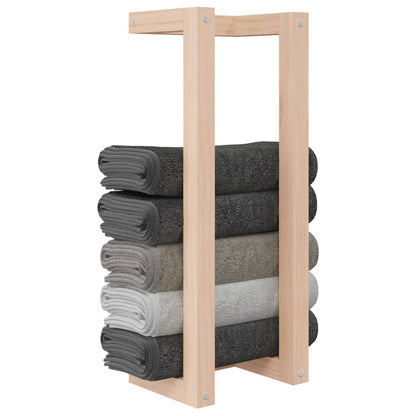 Vidaxl Toallero De Madera Maciza De Pino 23x18x60 Cm_3