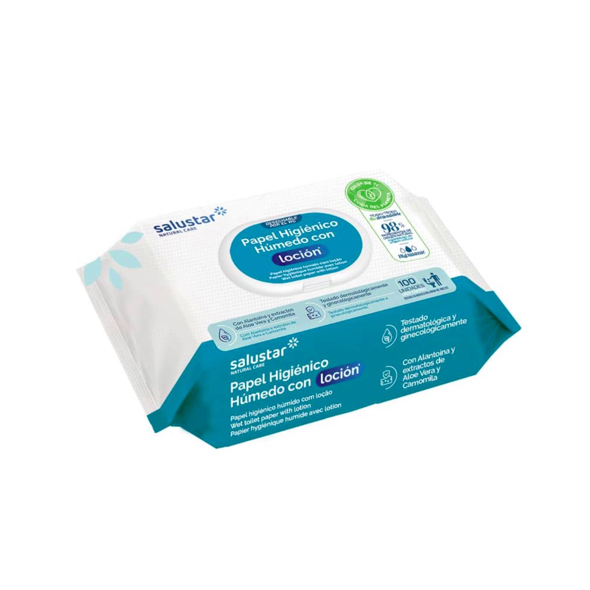 Papel higiénico húmido Salustar 100 unidades