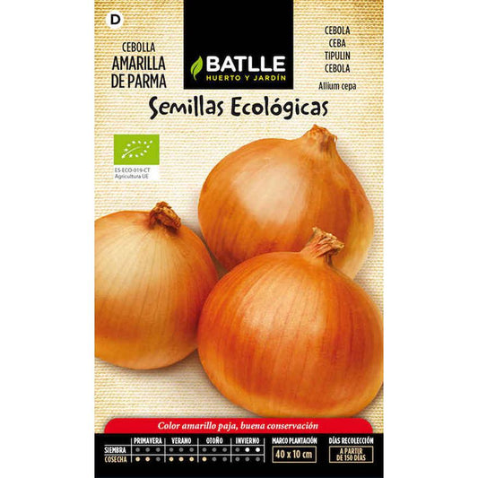 Sementes de cebola amarela Batlle Parma