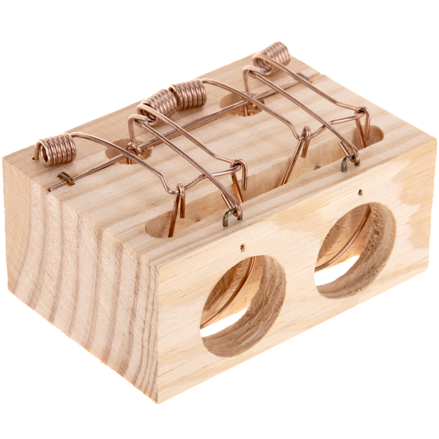 Ratonera Pequeña De Madera Con 2 Entradas De 9.5 X 6,5 X 8 Cm_4