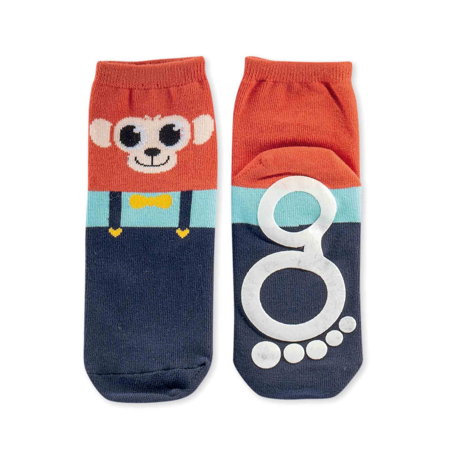 Calcetines Antideslizantes Para Bebés, Niños Y Adultos Monkey Bigtoes Socks 24 Meses_0