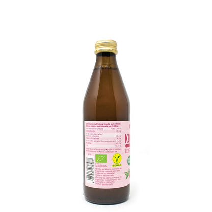 Kombucha Biológica de Cereja e Hortelã Voelkel 330 ml