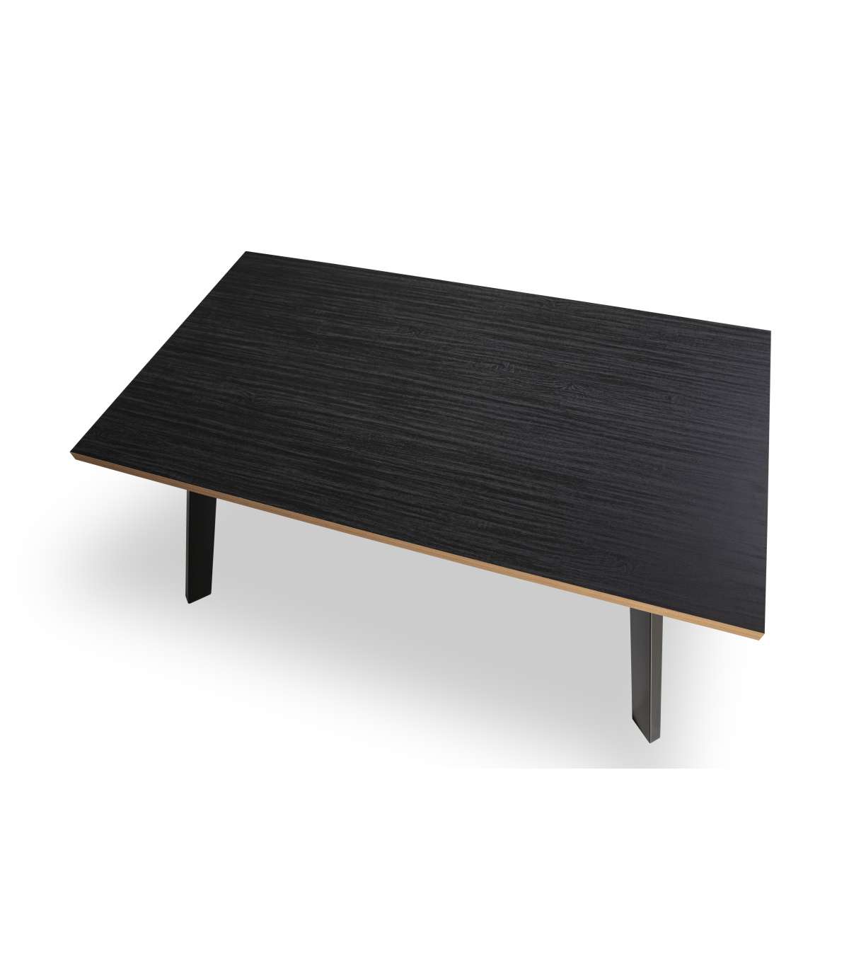 Mesa Comedor Rectangular Duna Acabado Bocamina/nogal, 78.5cm(alto) 160cm(ancho) 90cm(largo_2