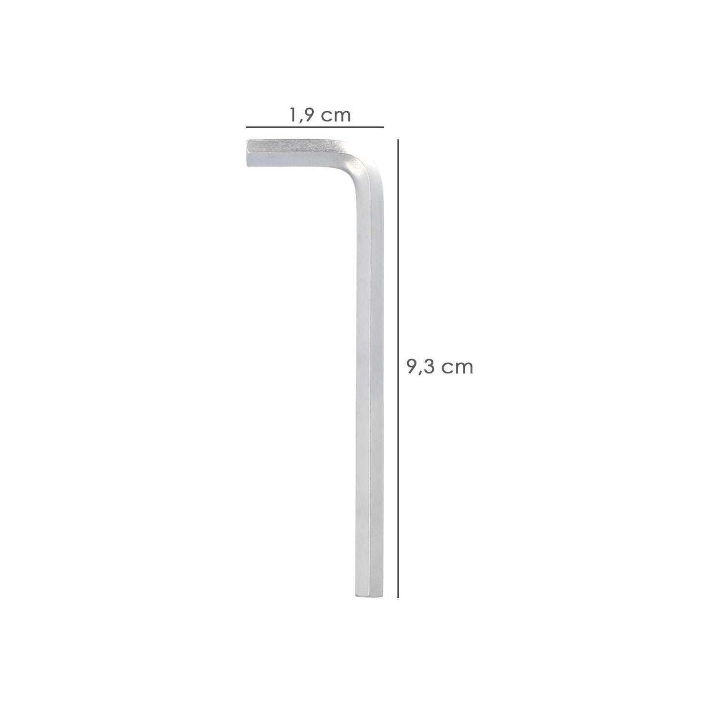 Llave Allen Larga Acero Cromo Vanadio Profesional 3,0 Mm. Llave Hexagonal, Llave Allen Taller Mecanica, Llave Allen Bricolaje_1