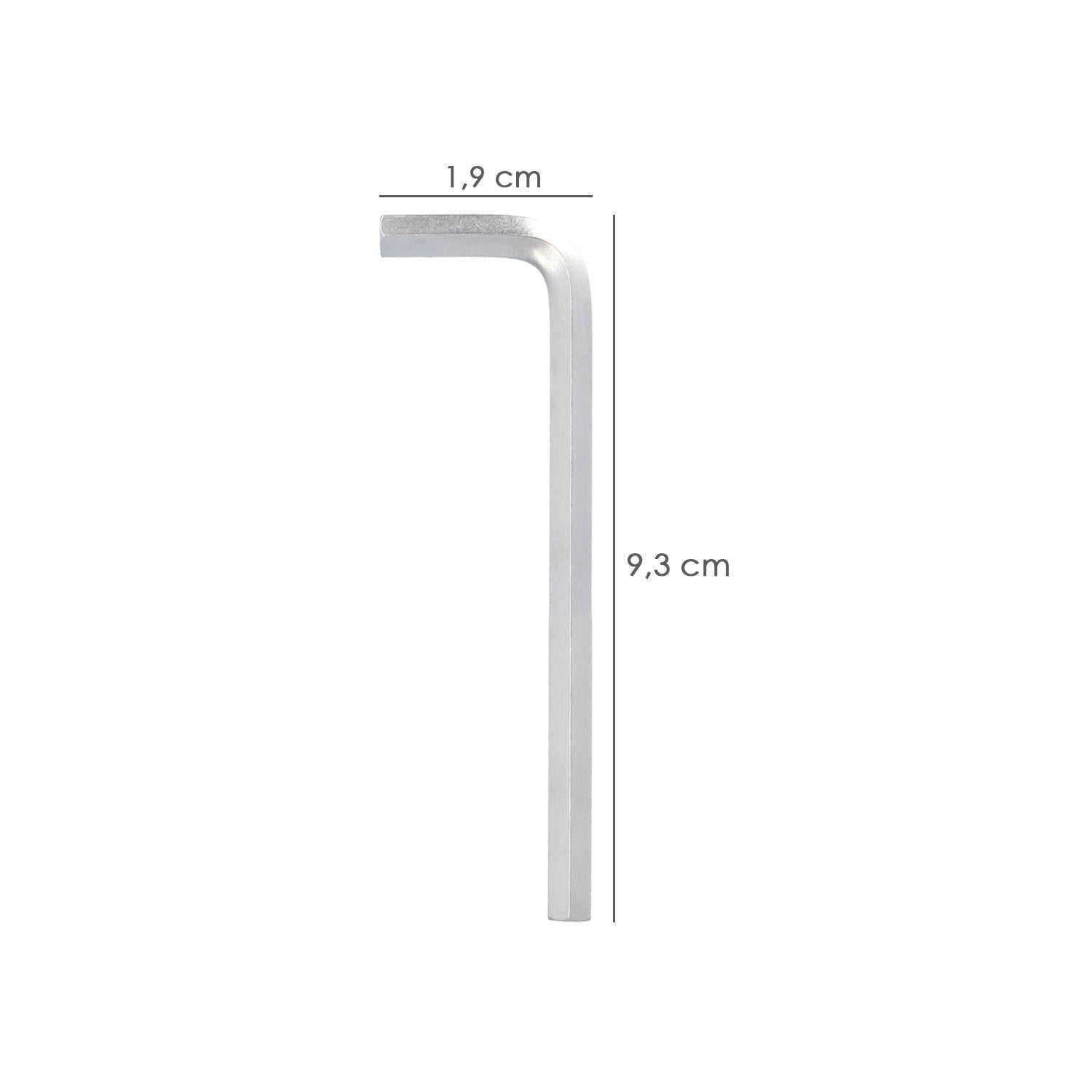 Llave Allen Larga Acero Cromo Vanadio Profesional 3,0 Mm. Llave Hexagonal, Llave Allen Taller Mecanica, Llave Allen Bricolaje_1