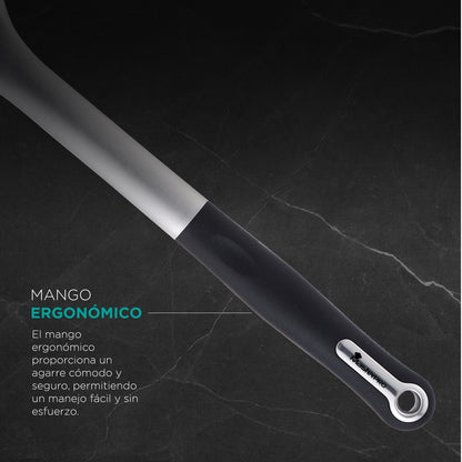 Cuchara 32,7x7,1x5cm Foodies En Acero Inoxidable + Pbt Masterpro._1