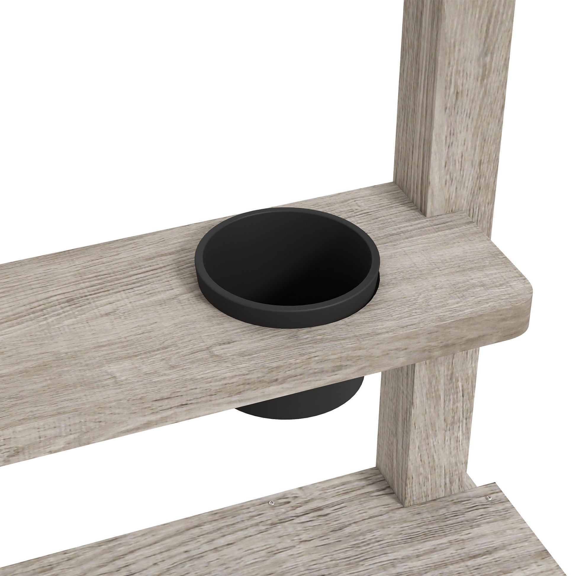 Outsunny Arenero Para Niños De Madera Con 2 Asientos 154x80x60 Cm Gris_4