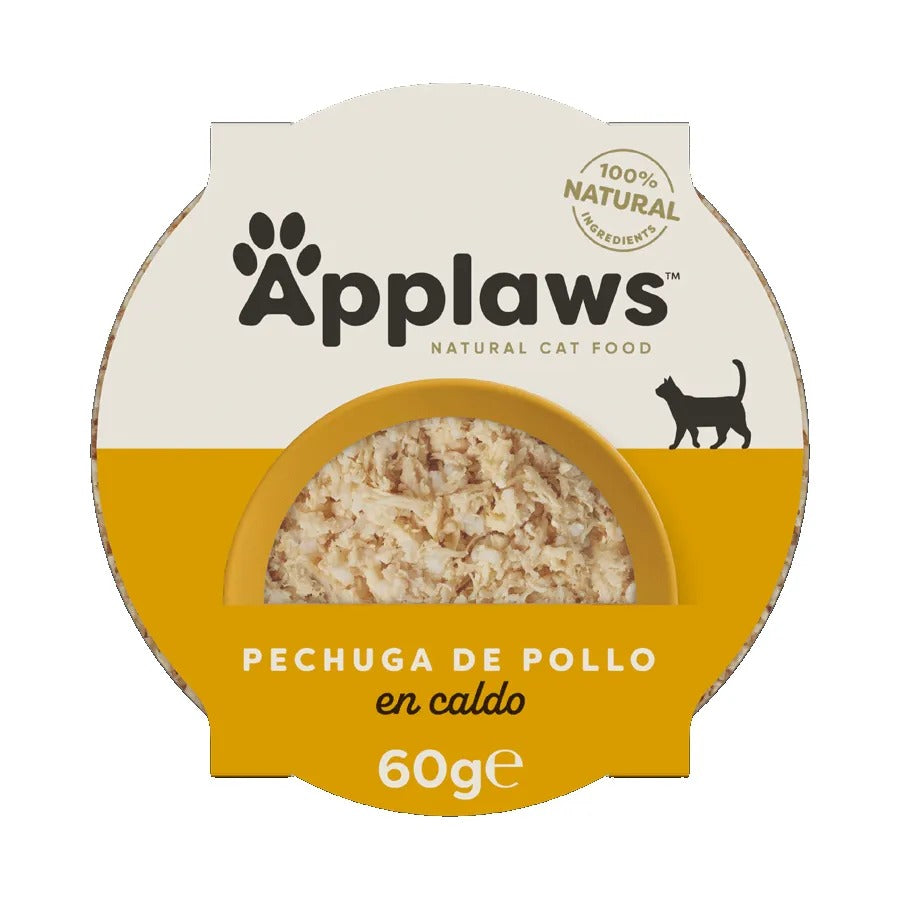 Applaws Cat Peito de Frango e Arroz em Pote para Gatos 60 gr