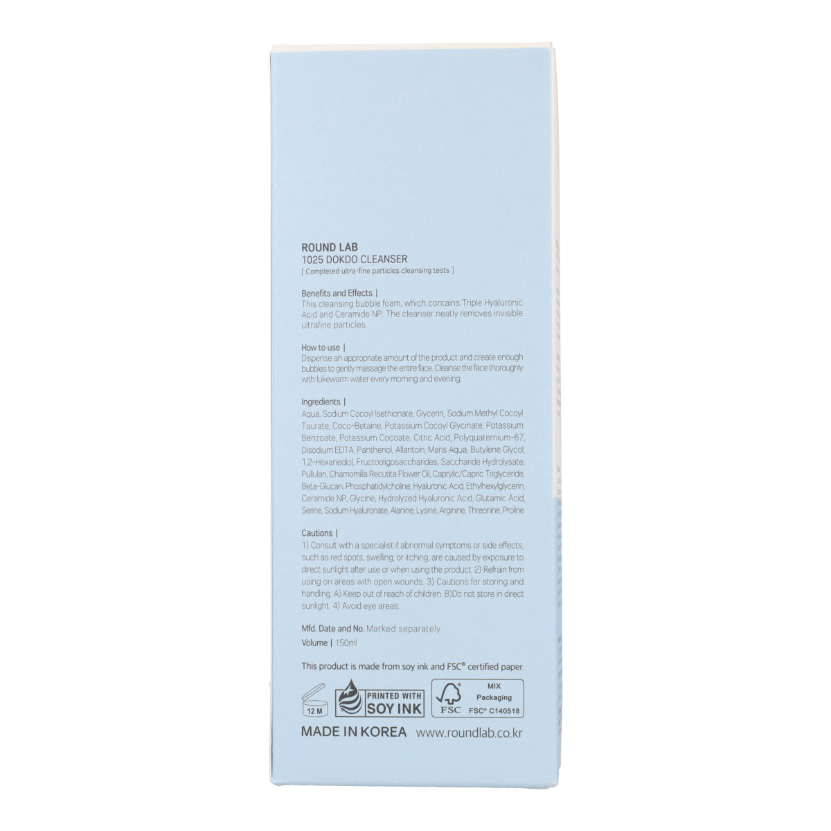 Dokdo Cleanser Round Lab 150ml