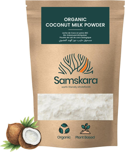 Leche De Coco En Polvo Bio - 2kg | Bebida Vegetal Ecológica Vegana, Sin Lactosa, Sin Azúcares Añadidos, Sin Gluten_0