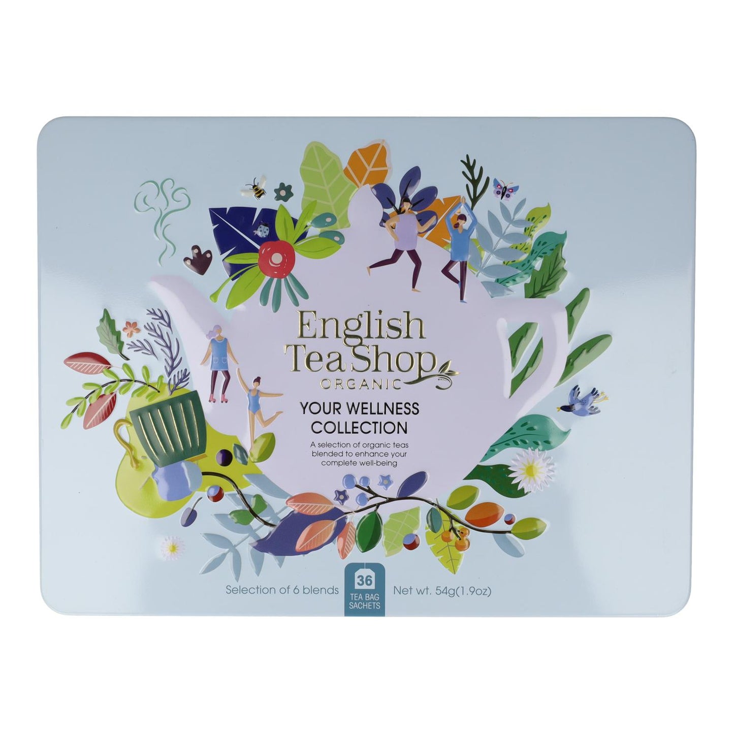 Wellness Collection Lata 36 Saquetas de Chá English Tea Shop 54g