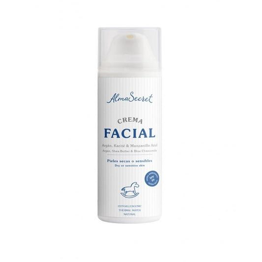 Alma Secret Creme Facial com Argão, Manteiga de Karité e Camomila Azul FPS 20 50 ml