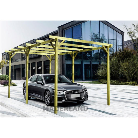 Garagem de madeira maciça Ibiza Maderland