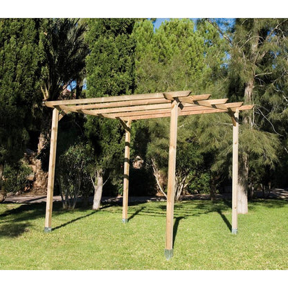 Pérgola em madeira maciça Faura