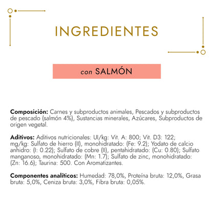 Comida Húmida para Salmão GOURMET GOLD Comp 85g