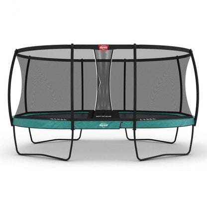 Cama Elastica Berg Grand Champion 350 + Red Deluxe Verde._0