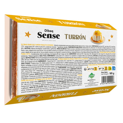 Dibaq Sense Turrón Panna Cotta De Mango Para Perros 185g_1