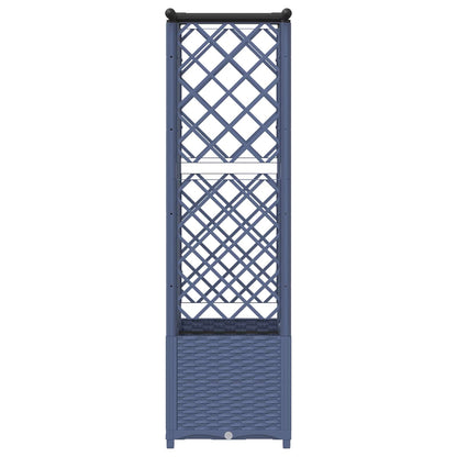 Cama Elevada Con Trellis Y Techo Gris 124 X 40 X 136 Cm Pp_3