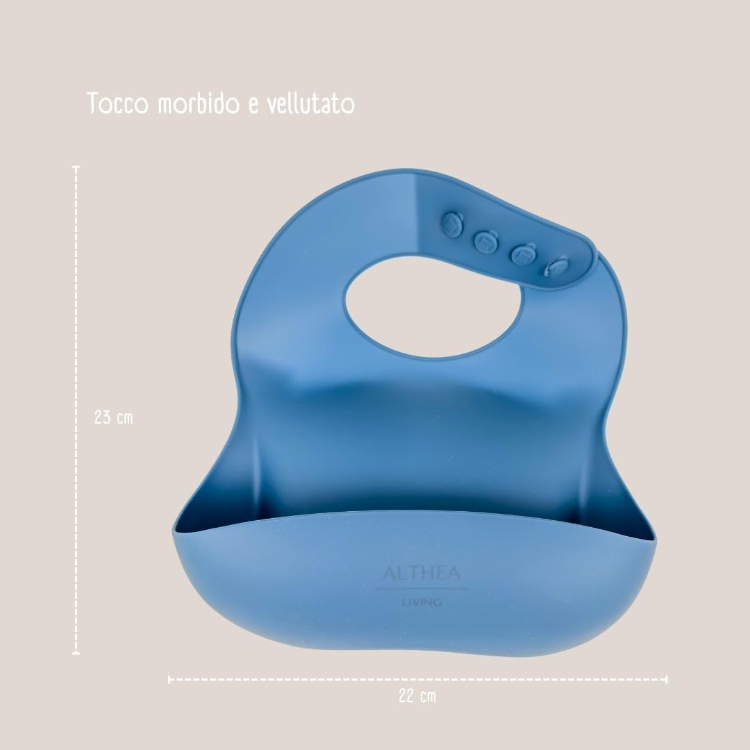 Baberos Impermeables - 2 Piezas - Beige / Azul Marino._4