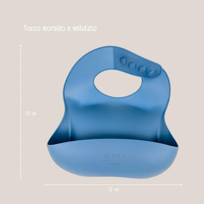 Baberos Impermeables - 2 Piezas - Beige / Azul Marino._4