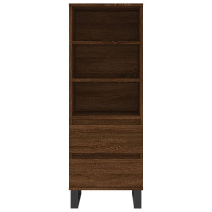 Aparador Alto Madera Contrachapada Roble Marrón 40x36x110 Cm / Vetonek_0