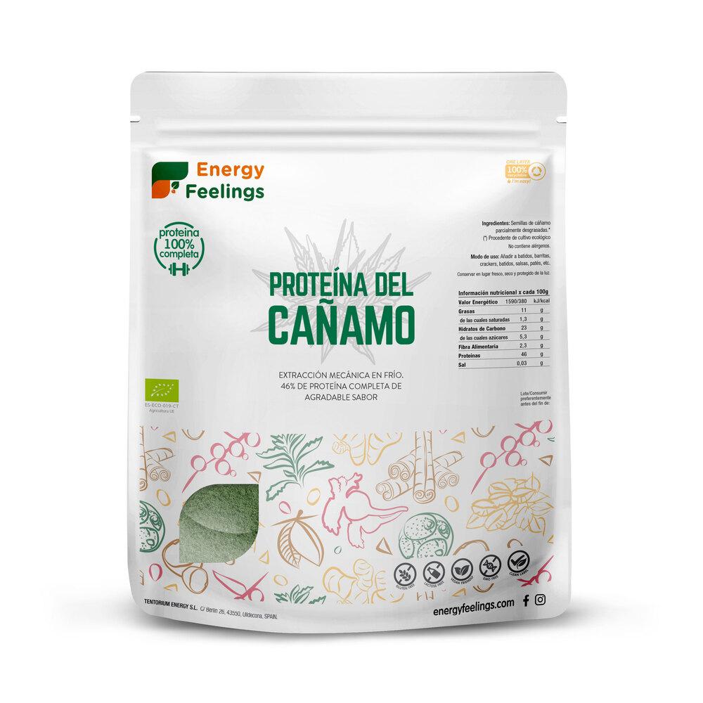 Embalagem de 2x ECO Energy Feelings Proteína de Cânhamo 1 Kg