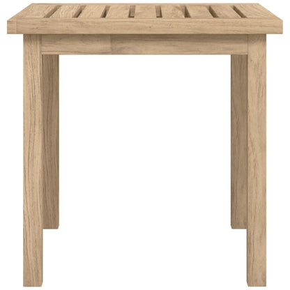 Mesa Auxiliar De Madera Maciza De Teca 45x45x45 Cm_2