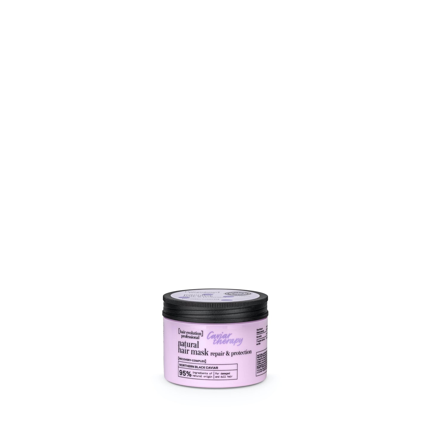 Natura Siberica Caviar Therapy Máscara Capilar Natural, Reparação e Proteção, 150 ml