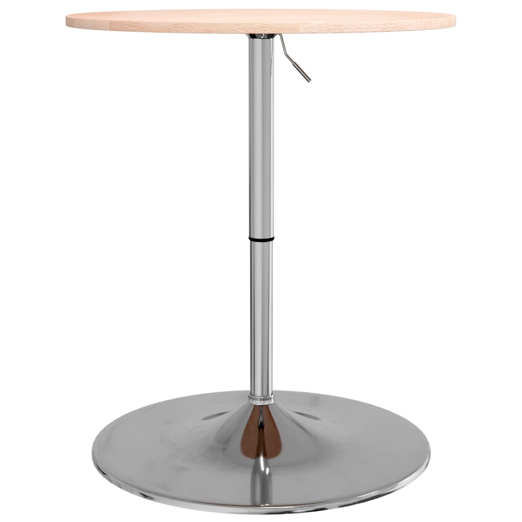 Mesa Alta De Madera Maciza Roble Ø60x89,5 Cm_3