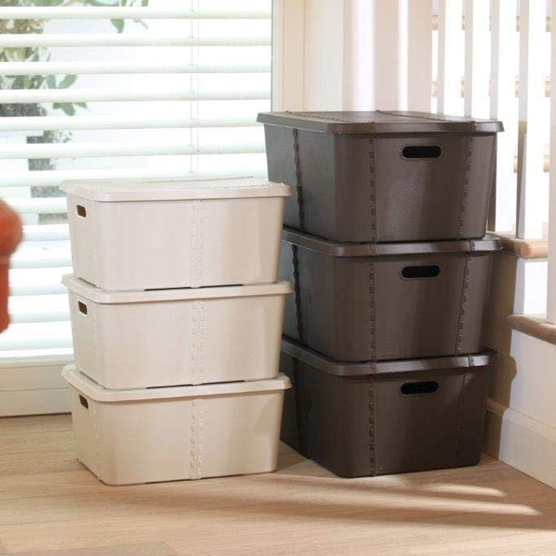Life Story Caja Almacenaje Con Tapa Large 45l Gris Anthracite_3