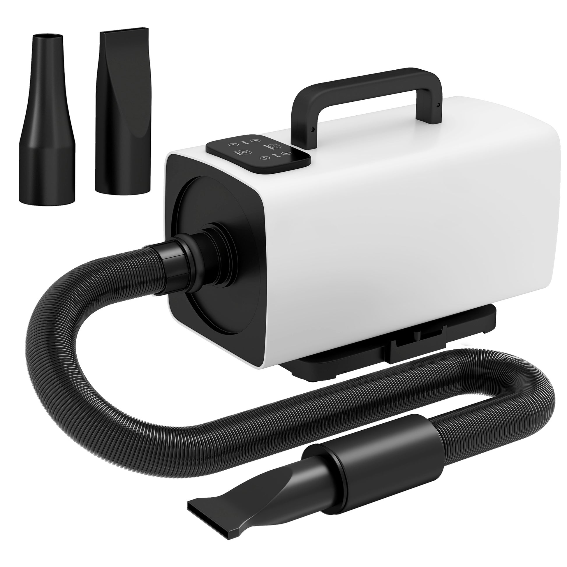 Pawhut Secador De Perros 2200 W Velocidad Y Temperatura Ajustables Blanco_0