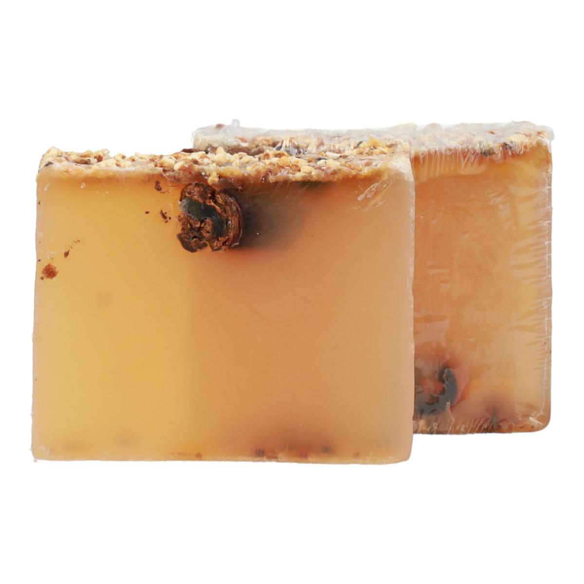 Sabonete natural de glicerina com canela e casca de laranja 100 g