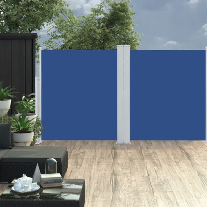 Vidaxl Toldo Lateral Retráctil Azul 140x600 Cm_1