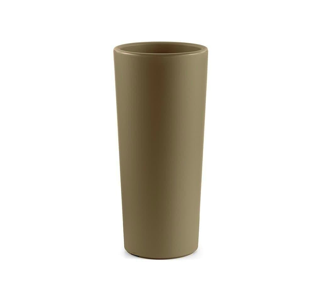Veca Macetero Plástico Redondo Taupe 65 Cm_0
