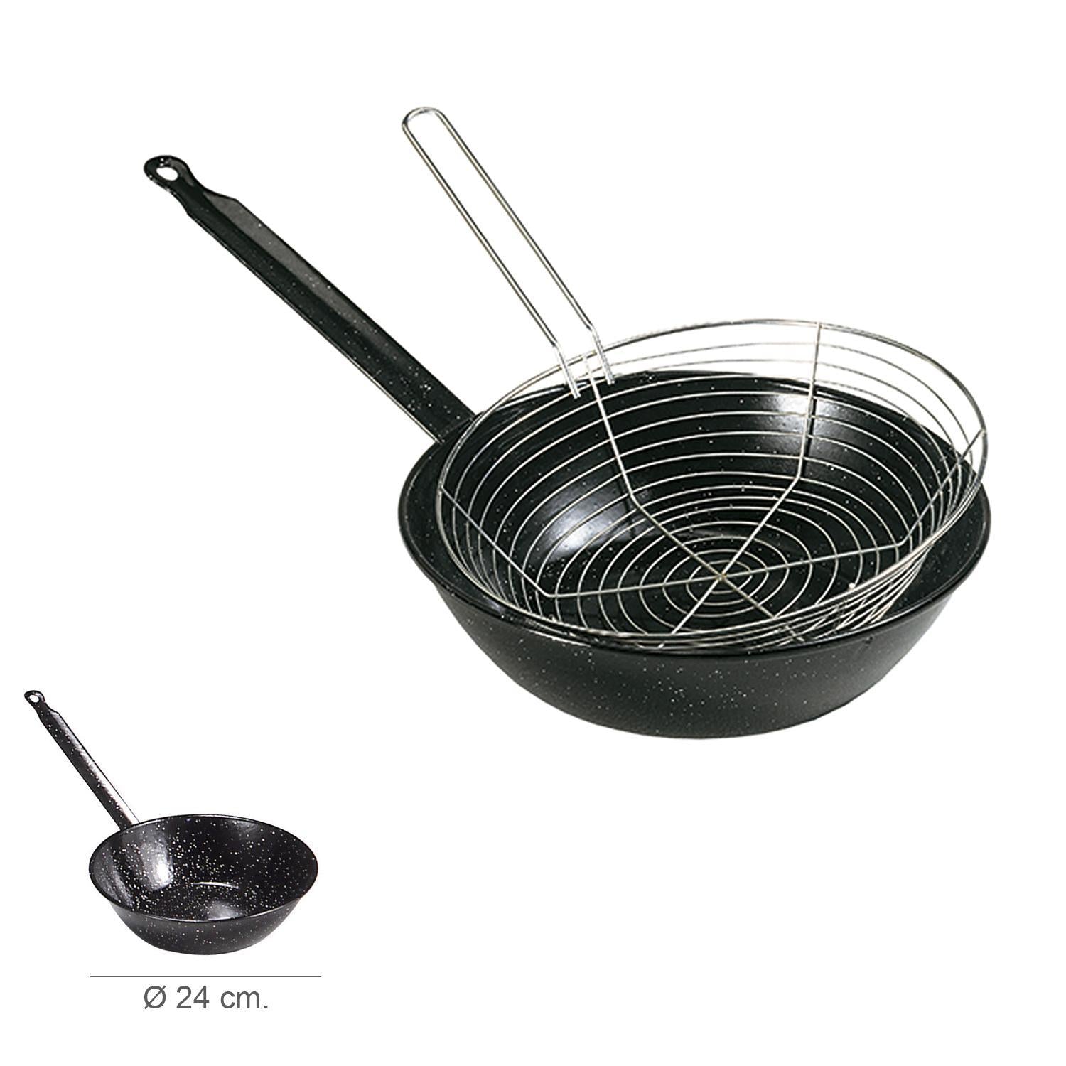 Sarten Esmalte Cestillo 24 Cm