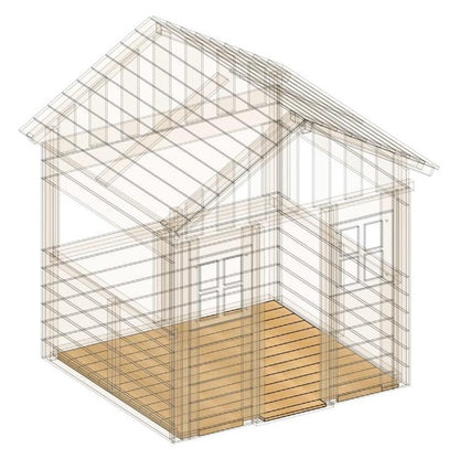 Suelo De Madera Para Casita Masgames Lollipop Xl Horeca._1