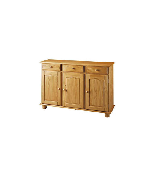 Aparador 3 Puertas Altea En Acabado Madera Maciza De Pino Color Miel 86 Cm(alto)130 Cm(ancho)42 Cm(largo)_0