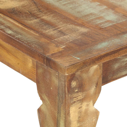 Mesa De Comedor De Madera Maciza Reciclada 140x70x76 Cm_1