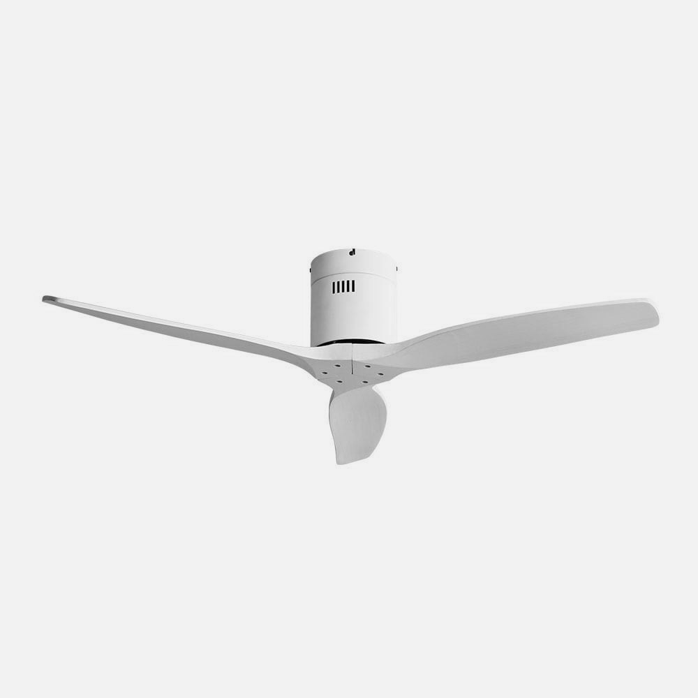 Ventilador Dc Aguilon Blanco 3 Aspas Blancas 5 Velocidades Sin Luz Remoto Y Temporiz.132d_3