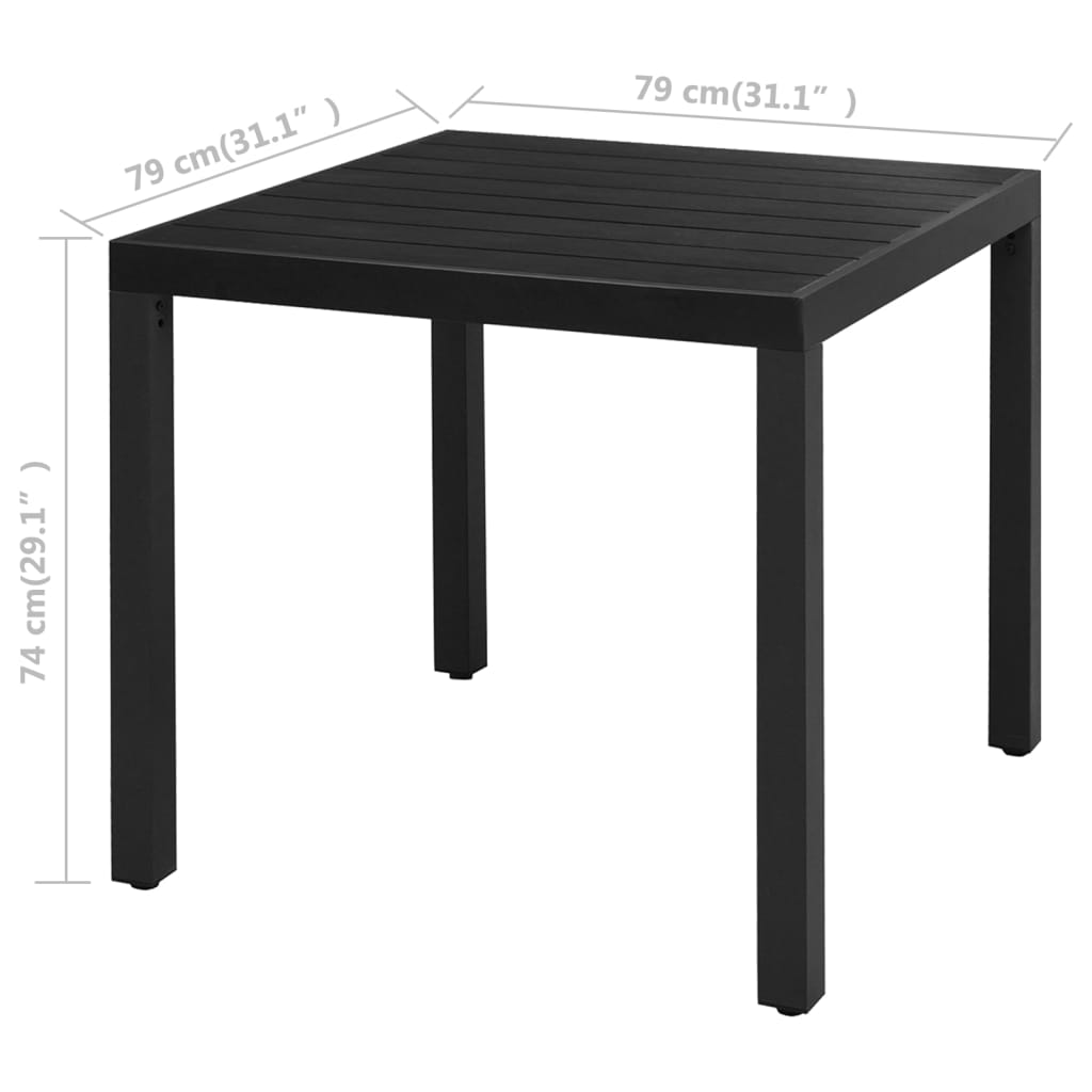 Vidaxl Set De Comedor De Jardín De 5 Piezas Pvc Ratán Negro_5