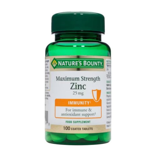 Zinco 25mg 100comp Nature's Bounty