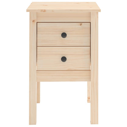 Mesitas De Noche 2 Uds Madera Maciza De Pino 40x35x61,5 Cm_4
