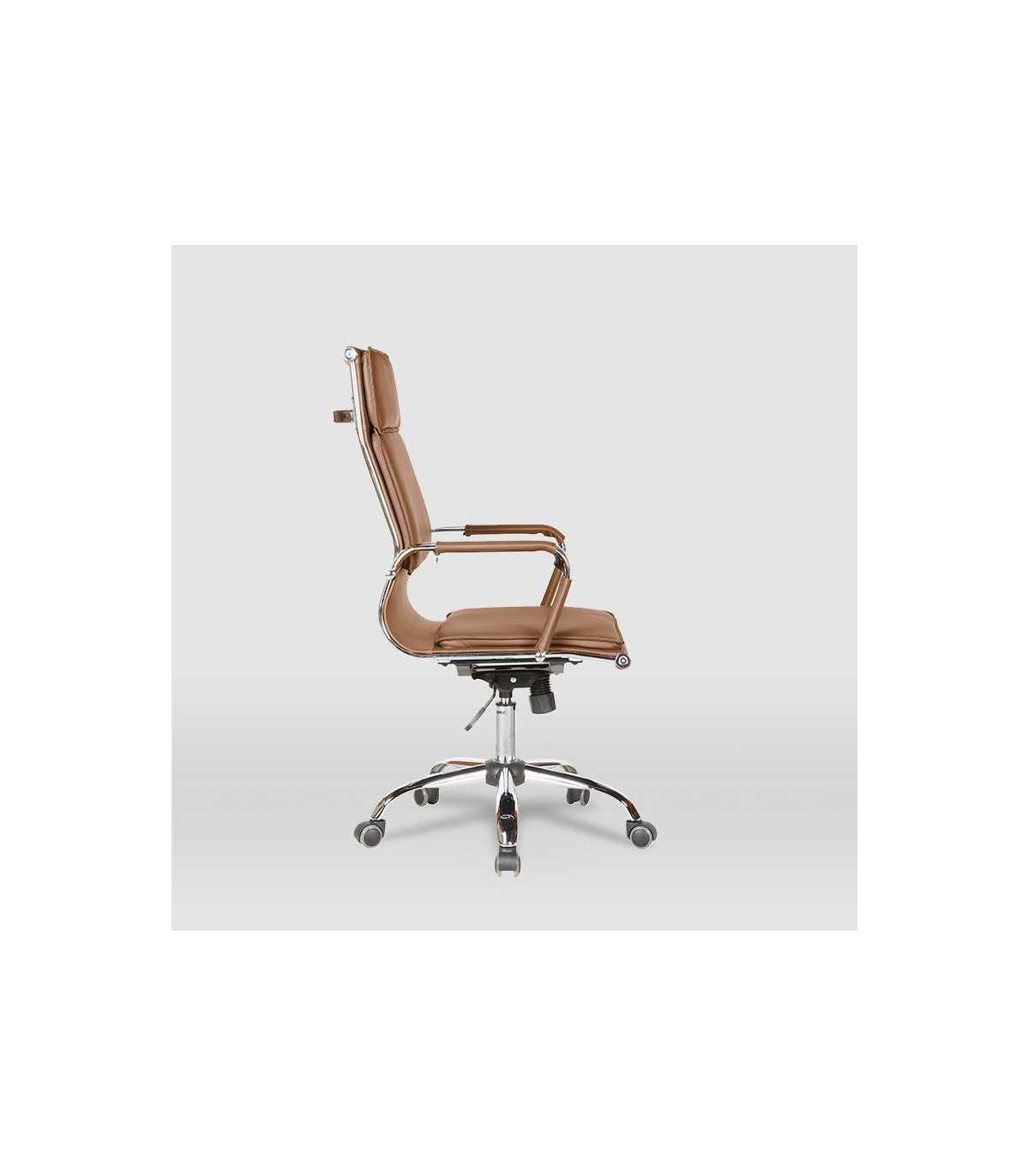 Silla De Oficina Jana En Marron. Alto: 106-114. Ancho: 55. Fondo: 65._2