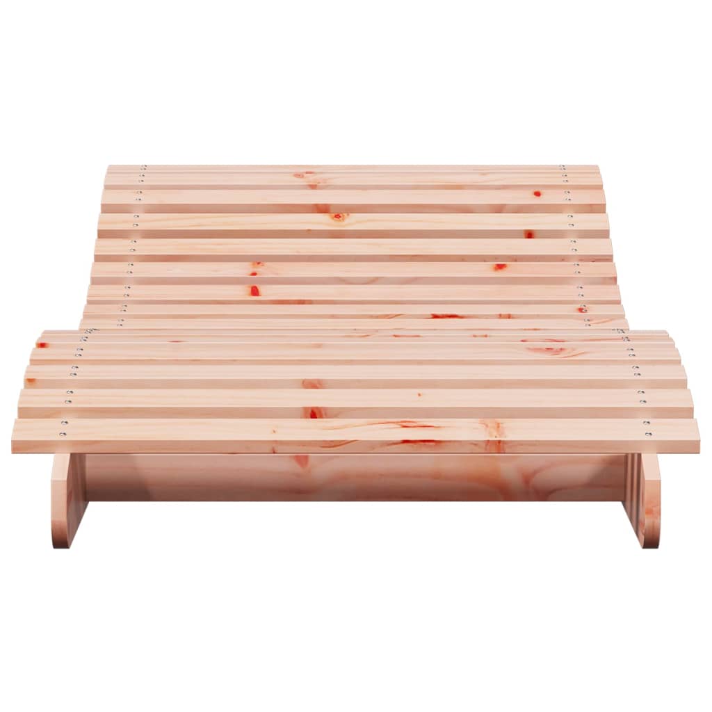 Tumbona De Madera Maciza Douglas 205x80x31,5 Cm / Vetonek_4