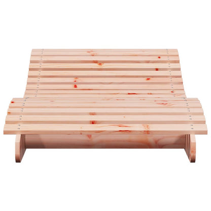 Tumbona De Madera Maciza Douglas 205x80x31,5 Cm / Vetonek_4