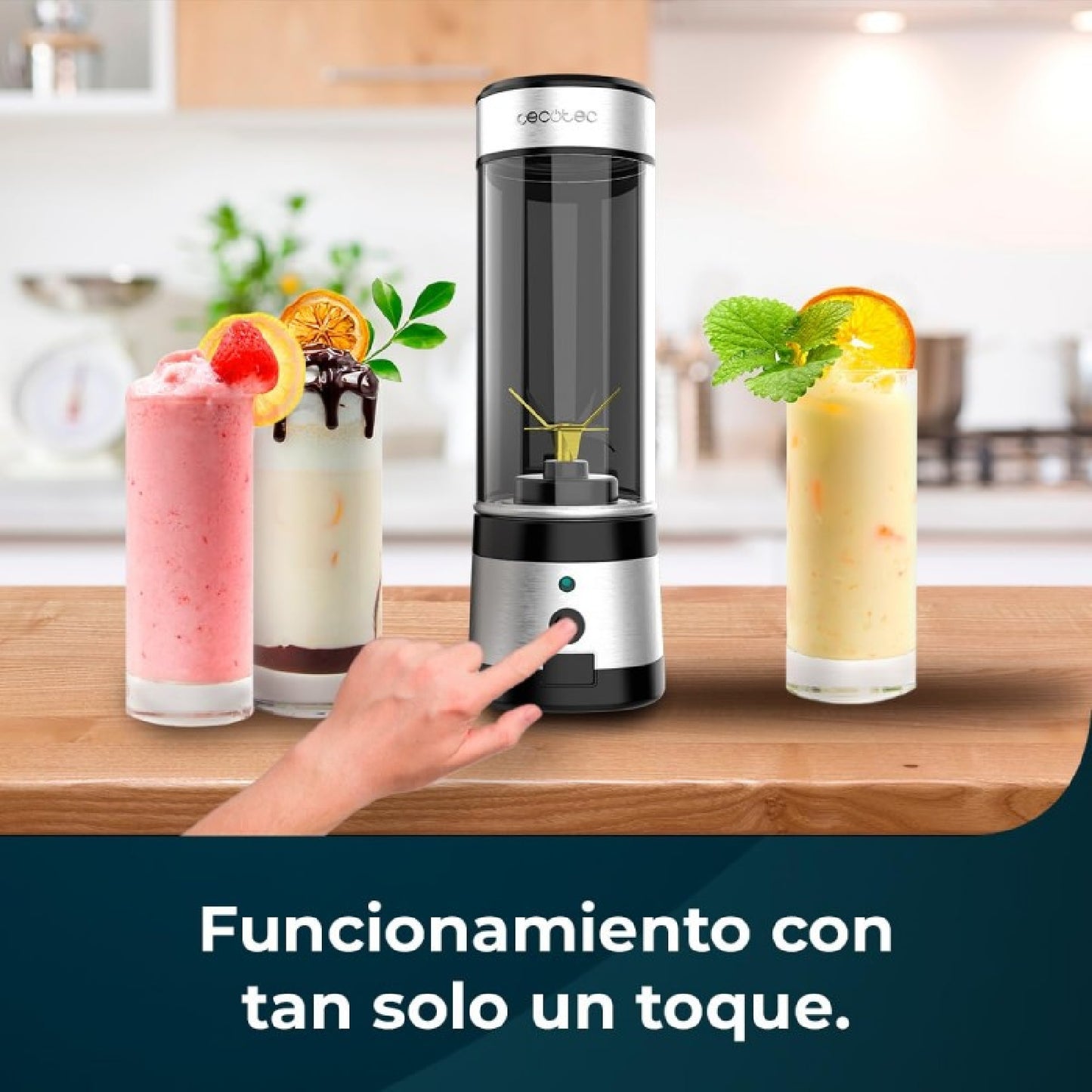 Cecotec Batidora De Vaso Individual Batidora De Vaso Individual Wanderlustmix Usb_2